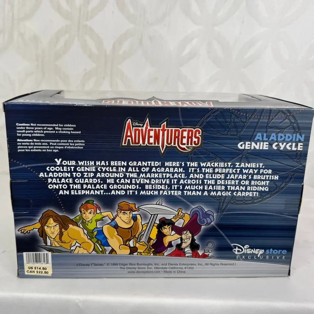Disney Adventurers Aladdin‎ Genie Cycle Disney Store Exclusive 1999